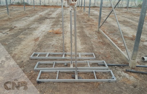 Foto van Monorail oogstwagen