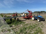 Foto van Oogstband met Tractor en afstandbediening