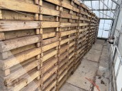 Foto van Houten gaasbakken met houten onderkant