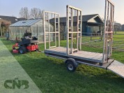 Foto van Aanhangwagen voor 2 veilingkarren